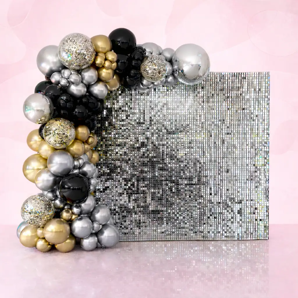 Neon and Sequin Birthday Decoration